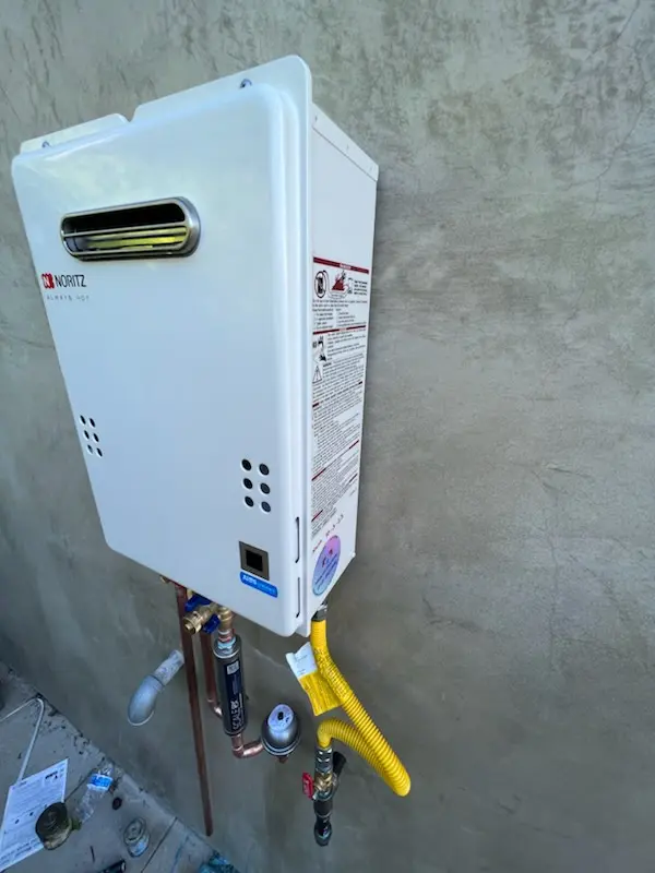 Tankless water heater installation for Maricopa homes